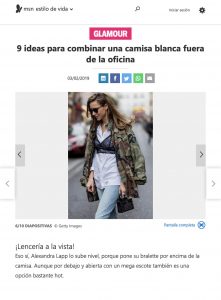 9 ideas para combinar una camisa blanca fuera de la oficina - MSN com Spain - 2019 02 03 - Alexandra Lapp - found on https://www.msn.com/es-mx/estilo-de-vida/estilo/9-ideas-para-combinar-una-camisa-blanca-fuera-de-la-oficina/ss-BBT4fmD#image=6
