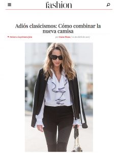 Adios clasicismos - Como combinar la nueva camisa - Fashion Hola - 2017 04 - Alexandra Lapp - 2 - found on http://fashion.hola.com/tendencias/galeria/2017041063174/camisa-rayas-oxford-blanca/13/