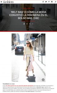 BELT-BAG O COMO LA MODA CONVIRTIO LA RINONERA EN EL BOLSO MAS CHIC - fashion hola com . 2019 03 22 - Alexandra Lapp - found on https://fashion.hola.com/tendencias/galeria/2019032267006/bolsos-rinoneras-zara-primavera-street-style/3/
