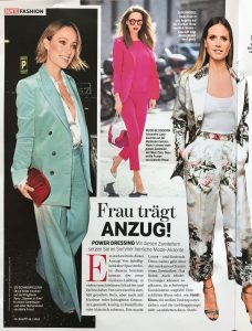BUNTE Magazin - 2018 04 26 Nr 18 Page 50 - Frau trägt Anzug - Alexandra Lapp