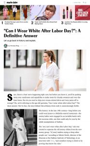 Can You Wear White After-Labor-Day - Labor Day Fashion Rule - marieclaire.com - 2019 07 09 - Alexandra Lapp - found on https://www.marieclaire.com/fashion/news/a22483/white-after-labor-day/