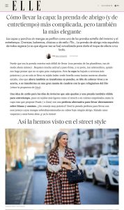 Capa cómo llevar la prenda de abrigo y entretiempo más de moda 1 - elle.com/es - 2021 02 21 - Alexandra Lapp - found on https://www.elle.com/es/moda/tendencias/a35508456/capa-abrigo-mujer-tendencia-como-llevar/