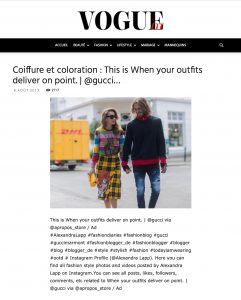 Coiffure et coloration - This is When your outfits deliver on point - VOGUE Tunisie Maroc Algerie - 2017 09 - Alexandra Lapp - found on https://vogue.tn/beaute/coiffures/coiffure-et-coloration-this-is-when-your-outfits-deliver-on-point-gucci/
