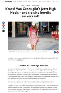 Crocs hat jetzt High Heels die total begehrt sind - InStyle de - 2018 07 13 - Alexandra Lapp - found on https://www.instyle.de/fashion/crocs-high-heels