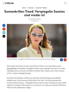 Deshalb brauchst du jetzt eine verspiegelte Sonnenbrille - Instyle - instyle.de - 2019 08 21 - Alexandra Lapp - found on https://www.instyle.de/fashion/verspiegelte-sonnenbrillen-trend