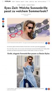 Diese Sonnenbrillen passen zu deinem Sommer Lieblingslook - InStyle de - 2018 05 27 - Alexandra Lapp - found on http://www.instyle.de/fashion/sonnenbrille-sommer-outfit
