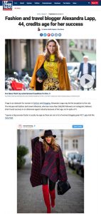 Fashion and travel blogger Alexandra Lapp 44 credits age for her success - Fox News - foxnews.com - 2019 11 05 - Alexandra Lapp - found on https://www.foxnews.com/lifestyle/alexandra-lapp-44-fashion-blogger