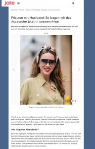 Frisuren mit Haarband: So tragen wir das Accessoire - Jolie Online - jolie.de - 2020 09 15 - Alexandra Lapp - found on https://www.jolie.de/frisuren/frisuren-mit-haarband-so-tragen-wir-das-accessoire-201714.html