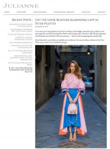 Get the Look - Blogger Alexandra Lapp in Peter Pilotto - JULIANNE - 2017-03 - found on http://julianneny.com/get-the-look-blogger-alexandra-lapp-in-peter-pilotto/