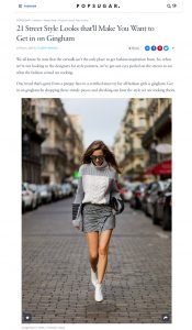 Gingham Street Style Outfits - POPSUGAR Fashion Australia - 2017 03 - Alexandra Lapp - found on https://www.popsugar.com.au/fashion/Gingham-Street-Style-Outfits-43342387#photo-43342370