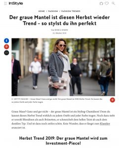 Herbst Trend 2019 - Der graue Mantel wird zum Investment Piece - instyle.de - 2019 10 16 - Alexandra Lapp - found on https://www.instyle.de/fashion/herbst-trend-2019-grauer-mantel