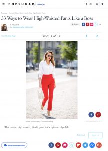 How to Wear High Waisted Pants - POPSUGAR Fashion UK - 2018 07 11 - Alexandra Lapp - found on https://www.popsugar.co.uk/fashion/photo-gallery/45034082/image/45034009/take-high-waisted-slim-fit-pants-epitome-polish?utm_medium=redirect&utm_campaign=US:DE&utm_source=direct