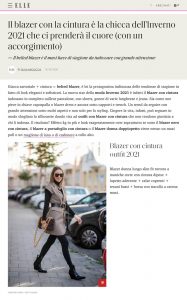 Il blazer con la cintura e l ultima novita moda inverno 2021 - ELLE Italy online - elle.com/it - 2020 10 19 - Alexandra Lapp - found on https://www.elle.com/it/moda/tendenze/g34356880/blazer-con-cintura-moda-inverno-2021/