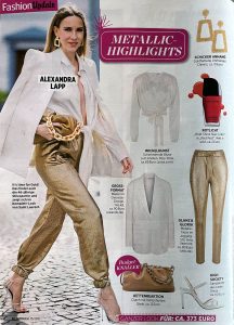 InTouch Germany - No .15 page 38 - 2021 04 08 - Fashion Update - Metallic Highlights - Alexandra Lapp