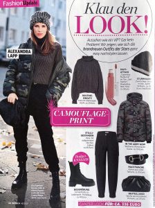 InTouch Germany - No. 45 page 60 - 2020 10 29 - Fashion-Update: Klau den Look: Camouflage Print - Alexandra Lapp