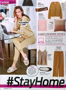 InTouch Germany No. 19 - 2020 04 03 - Fashion Update: #stayhome - Alexandra Lapp