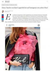 Karl Lagerfeld - Diese Tasche wird gerade bei Instagram gehypt - ELLE - 2017 03 - Alexandra - Lapp - found on http://www.elle.de/karierte-oversized-blazer
