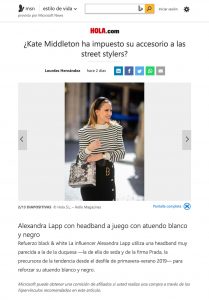Kate Middleton ha impuesto su accesorio a las street-stylers - msn.com/es-us - 2019 12 - Alexandra Lapp - found on https://www.msn.com/es-us/estilo-de-vida/moda/kate-middleton-ha-impuesto-su-accesorio-a-las-street-stylers/ss-BBX6Bwr?ocid=WidgetStore#image=2