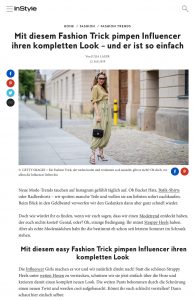 Mit diesem Fashion Trick pimpen Influencer ihren Look - InStyle.de - 2019 07 12 - Alexandra Lapp - found on https://www.instyle.de/fashion/modetrend-influencer-strappy-heels-look-veraendern
