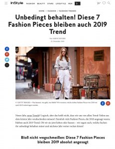 Nicht wegschmeissen - Diese 7 Fashion Pieces bleiben 2019 Trend - instyle.de - 2018 12 25 - Alexandra Lapp - found on https://www.instyle.de/fashion/fashion-pieces-bleiben-2019-trend