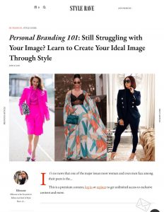 Personal Branding 101: How To Create A Perfect Personal Image - STYLERAVE - stylerave.com - 2020 06 20 - Alexandra Lapp - found on https://www.stylerave.com/personal-branding-perfect-personal-image/