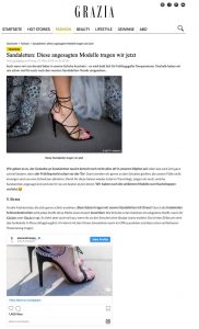 Sandaletten - Diese zauberhaften Modelle tragen wir jetzt - Grazia Magazin Online Germany - 2019 03 15 - Alexandra Lapp - found on https://www.grazia-magazin.de/fashion/sandaletten-diese-angesagten-modelle-tragen-wir-jetzt-35473.html