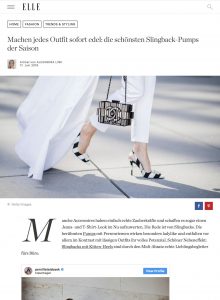 Schuh Trend - Slingbacks machen jedes Outfit sofort edel - ELLE de - 2018 06 17 - Alexandra Lapp - found on https://www.elle.de/schuh-trend-slingback-pumps