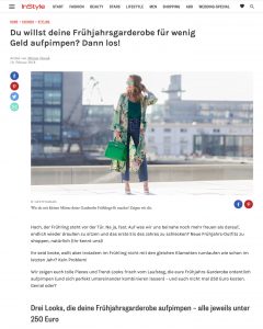 Shopping Tipps - So motzt du für wenig Geld deine Frühjahrs-Garderobe auf - InStyle - 2018 02 10 - Alexandra Lapp - found on http://www.instyle.de/fashion/fruehjahr-outfits-guenstig