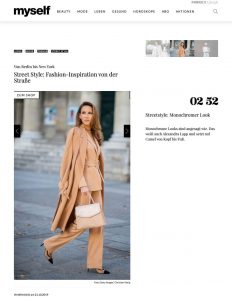 Street Style - Fashion Inspiration von der Straße - myself.de - 2019 10 21 - Alexandra Lapp - found on https://www.myself.de/mode/trends/galerie-street-style/#streetstyle-monochromer-look