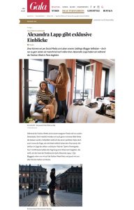 Tag einer Influencerin - Alexandra Lapp gibt exklusive Einblicke - GALA Germany - 2017 11 - Alexandra Lapp - found on https://www.gala.de/beauty-fashion/pariser-chic/alexandra-lapp-gibt-exklusive-einblicke-21467300.html