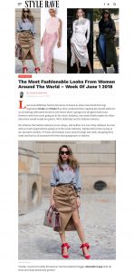 The Most Fashionable Looks From Women Around The World Week Of June 1/2018 - StyleRave com - 2018 06 06 - Alexandra Lapp - found on http://www.stylerave.com/2018/06/the-most-fashionable-looks-from-women-around-the-world-week-of-june-1-2018/