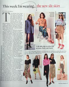 The Times Magazine - 2019 08 - Page 11 - This week I'm wearing the new slit skirt - Alexandra Lapp