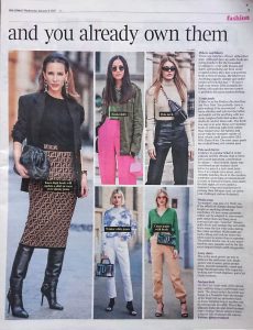 The Times Magazine - Times 2 - 2020 01 08 - Page 5 - spring trends to wear now and you already own them - Alexandra Lapp