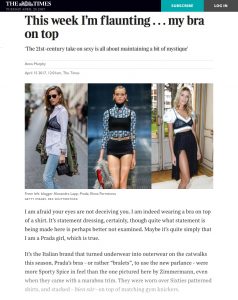 This week I'm flaunting my bra on top - The Times Magazine - The Times - The Sunday Times - 2017 04 - Alexandra Lapp - found on https://www.thetimes.co.uk/article/this-week-im-flaunting-my-bra-on-top-gw3czwzd7