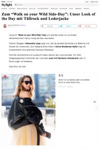 Unser Look of the Day mit Tüllrock und Lederjacke - Stylight - 2017 04 -Alexandra Lapp - found on https://www.stylight.ch/Magazine/Fashion/Look-Of-The-Day-Mit-Tuellrock-Und-Lederjacke/