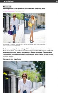 Von wegen No-Go! Caprihosen und Bermudas sind jetzt Trend - STYLEBOOK Germany Online - stylebook.de - 2020 07 17 - Alexandra Lapp - found on https://www.stylebook.de/fashion/caprihosen-richtig-tragen?amp