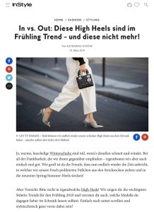 Welche High Heel im Frühling angesagt sind und welche nicht mehr - InStyle Germany online - 2019 03 10 - Alexandra Lapp - found on https://www.instyle.de/fashion/in-vs-out-high-heels-fruehling