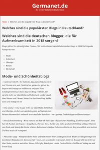 Welches sind die populärsten Blogs in Deutschland - Germanet de - 2018 06 - Alexandra Lapp - found on http://www.germanet.de/welches-sind-die-popularsten-blogs-deutschland/