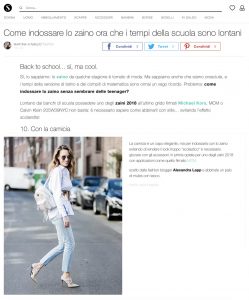 Zaini 2018 i modelli hot e come abbinarli fuori da scuola - Stylight Italy - 2018 07 19 - Alexandra Lapp - found on https://www.stylight.it/Magazine/Fashion/Zaini-2018-Come-Indossare-Lo-Zaino/