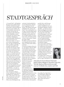 Alexandra Lapp column for Elle City Düsseldorf - http://www.elle.de
