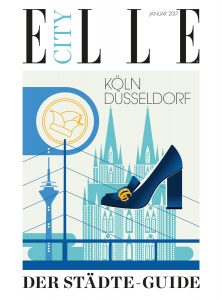 Alexandra Lapp column for Elle City Düsseldorf - Cover - http://www.elle.de