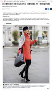 los mejores looks de la semana en Instagram ar revista com - 2017 12 22 - Alexandra Lapp - found on http://www.ar-revista.com/moda/news/a2601/los-mejores-looks-de-la-semana-instagram-diciembre/