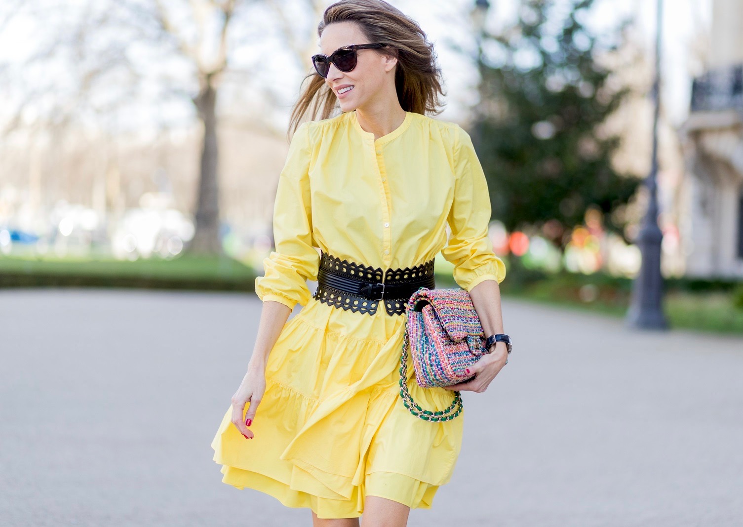 YELLOW SUNSHINE DRESS | PFW - Blog - Alexandra Lapp
