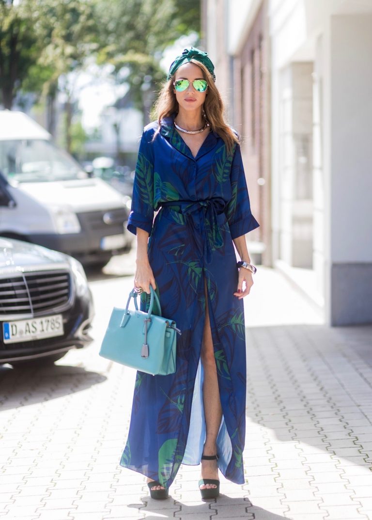 KIMONO MAXI DRESS | GREEN TURBAN - Blog - Alexandra Lapp