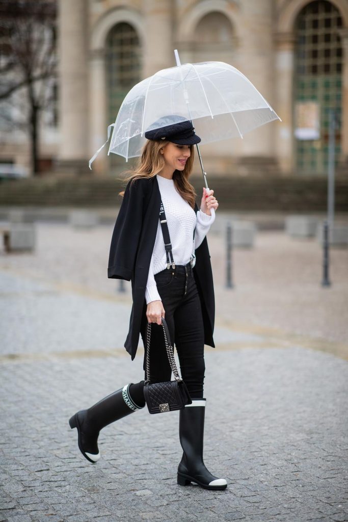 Chanel has designed the chicest rain boots for this winter